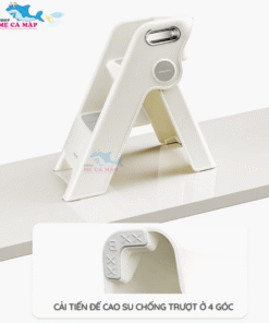 Phần chân giá kê chân cũng được trang bị đế cao su chống trượt với công năng tương tự