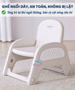 Ghế được thiết kế riêng cho bé nhằm cải thiện tư thế ngồi, bảo vệ cột sống và thắt lưng