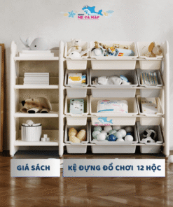 Mặt dưới của kệ sách có thiết kế chống trơn trượt giúp cố định kệ với mặt bàn, không bị xê dịch hay rung lắc