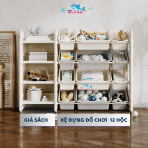 Giá kệ sách cho bé kèm hộc 29 Mặt dưới của kệ sách có thiết kế chống trơn trượt giúp cố định kệ với mặt bàn, không bị xê dịch hay rung lắc