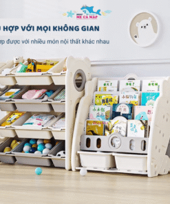 Kệ sách gồm các tấm nhựa nguyên sinh an toàn cho sức khỏe