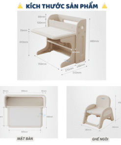 Bộ bàn học cho bé Pakey E032 34 Sản phẩm đồ dùng cho bé luôn được khách hàng lựa chọn tin cậy bởi những tiêu chí an toàn, chất lượng