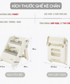 Giá đỡ được thiết kế với chiều cao khoa học, tối đa là 39cm