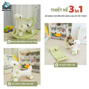 Ngựa bập bênh 3in1 Pakey D061 32 ngua bap benh pakey D061 2