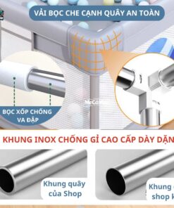 quay bong vai cho be k1 mau ghi 9