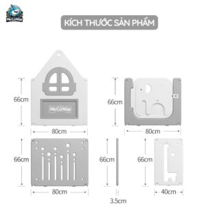 Quây nhựa cao cấp cho bé Pakey Full House 54 quay cui nhua cho be full house 16