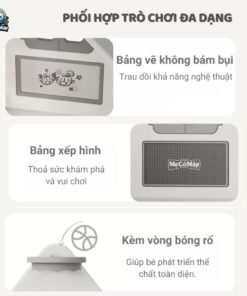 Quây nhựa cao cấp cho bé Pakey Full House 55 quay cui nhua cho be full house 20