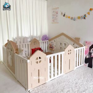 Quây nhựa cao cấp Pakey Happy House 64 quay cui nhua cho be full house 26