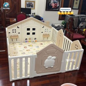 Quây nhựa cao cấp Pakey Happy House 61 quay cui nhua cho be full house 27