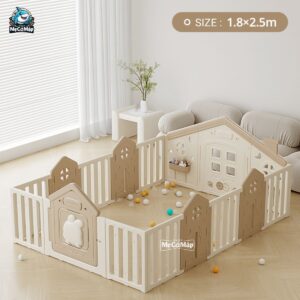 Quây nhựa cao cấp Pakey Happy House 67 quây cũi nhựa cho bé cao cáp Pakey Happy house