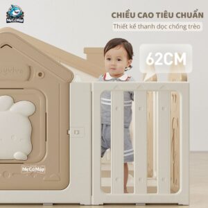 Quây nhựa cao cấp Pakey Happy House 46 quay cui nhua cho be full house 42