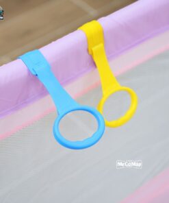 Quây cũi vải Pakey K1 màu hồng 13 quay cui vai cho be K1 mau hong 1