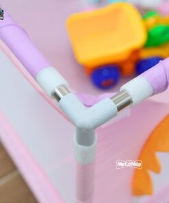 Quây cũi vải Pakey K1 màu hồng 12 quay cui vai cho be K1 mau hong 2