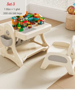 Với bộ lắp ráp Lego, trẻ có thể dễ dàng lắp ráp các khối Lego để tạo ra những công trình độc đáo theo ý thích của mình