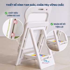 Bảng học cho bé Pakey khủng long 24 Bố mẹ có thể tương tác và dạy con học bằng nhiều cách vì bảng có từ tính, sử dụng được nam châm