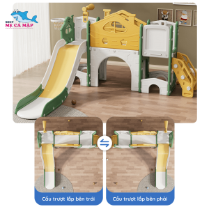 Cầu trượt liên hoàn cho bé Pakey CS03 26 Cầu trượt liên hoàn Pakey CS03 được trang bị thêm kính thiên văn kích thích các bé tìm hiểu và khám phá thế giới ngay từ khi còn nhỏ