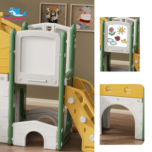 Cầu trượt liên hoàn cho bé Pakey CS03 33 Khoang chứa cầu trượt liên hoàn là nơi lưu trữ đồ gọn gàng, đồng thời bé cũng có thể tận dụng để chơi trốn tìm