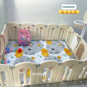 Quây cũi nhựa gấp gọn Pakey Moon House 63 quay moon house gap gon 11