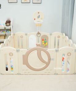 Quây cũi nhựa gấp gọn Pakey Moon House 56 quay moon house gap gon 13