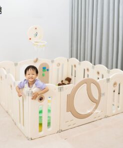 Quây cũi nhựa gấp gọn Pakey Moon House 57 quay moon house gap gon 14