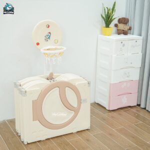 Quây cũi nhựa gấp gọn Pakey Moon House 58 quay moon house gap gon 15