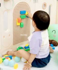 Quây cũi nhựa gấp gọn Pakey Moon House 60 quay moon house gap gon 17