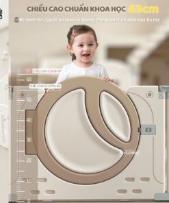 Quây cũi nhựa gấp gọn Pakey Moon House 48 quay moon house gap gon 22