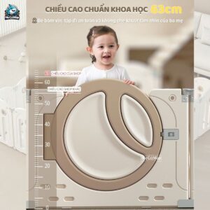 Quây cũi nhựa gấp gọn Pakey Moon House 48 quay moon house gap gon 22