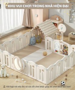 Quây cũi nhựa gấp gọn Pakey Moon House 45 quay moon house gap gon 4