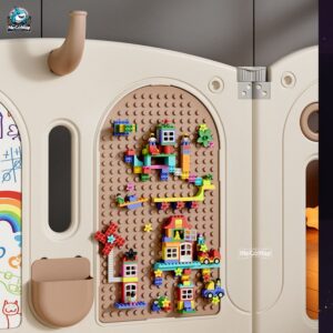 Quây cũi nhựa gấp gọn Pakey Moon House 50 quay moon house gap gon 9