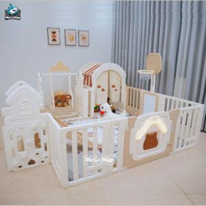 Quây cũi liên hoàn Pakey Gấu Mặt Trăng 5,6,7 tiện ích 74 quay nhua cho be da nang pakey gau mat trang 12