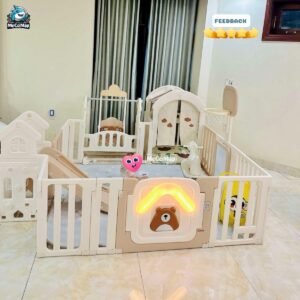 Quây cũi liên hoàn Pakey Gấu Mặt Trăng 5,6,7 tiện ích 76 quay nhua cho be da nang pakey gau mat trang 17
