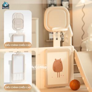 Quây cũi liên hoàn Pakey Gấu Mặt Trăng 5,6,7 tiện ích 62 quay nhua cho be da nang pakey gau mat trang 2