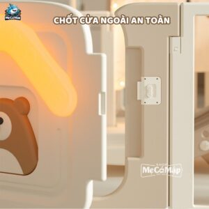 Quây cũi liên hoàn Pakey Gấu Mặt Trăng 5,6,7 tiện ích 60 quay nhua cho be da nang pakey gau mat trang 5