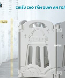 Quây cũi nhựa gấp gọn Pakey Gấu cao cấp 30 quay nhua cho be gap gon pakey gau cao cap 3