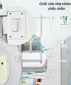 Quây cũi nhựa gấp gọn Pakey Gấu cao cấp 32 quay nhua cho be gap gon pakey gau cao cap 5