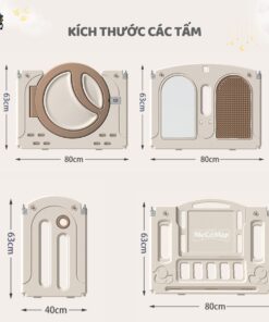 Quây cũi nhựa đa năng Pakey Moon House