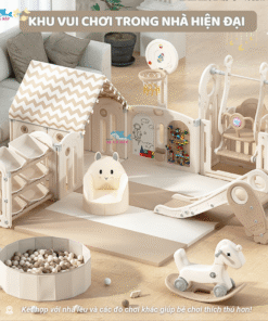 Nhờ vào cấu trúc đơn giản và kích thước phù hợp, nhà lều đồ chơi này là một điểm dừng lí tưởng để trẻ em có thể sáng tạo,