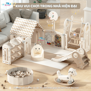Lều cho bé Moon House 19 Nhờ vào cấu trúc đơn giản và kích thước phù hợp, nhà lều đồ chơi này là một điểm dừng lí tưởng để trẻ em có thể sáng tạo,