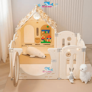 Lều cho bé Moon House 20 Nhà lều giúp bé phát triển về cảm xúc, thị giác, phát triển trí tuệ, phát triển kĩ năng mềm