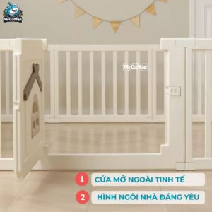 Quây cũi nhựa Pakey White House 41 quay cui nhua cho be pakey white house 1