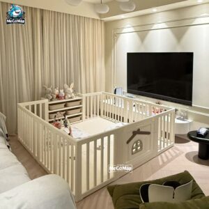 Quây cũi nhựa Pakey White House 44 quay cui nhua cho be pakey white house 11