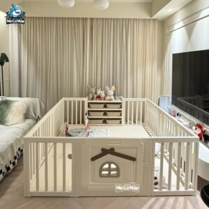 Quây cũi nhựa Pakey White House 45 quay cui nhua cho be pakey white house 12