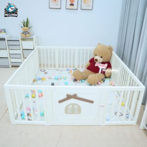 Quây cũi nhựa Pakey White House 48 quay cui nhua cho be pakey white house 13