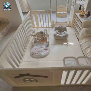 Quây cũi nhựa Pakey White House 43 quay cui nhua cho be pakey white house 7