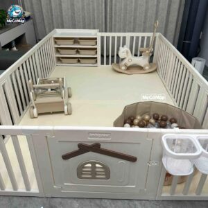 Quây cũi nhựa Pakey White House 47 quay cui nhua cho be pakey white house 9