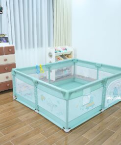 Quây cũi vải Pakey K1 màu xanh lá 18 Quây cũi vải Pakey K1 màu xanh lá