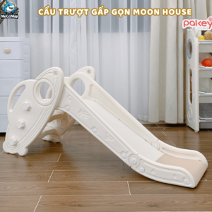 Cầu trượt cho bé Pakey Moon House 23 Cầu trượt Pakey Moon House được thiết kế mô phỏng theo mô hình con tàu vũ trụ