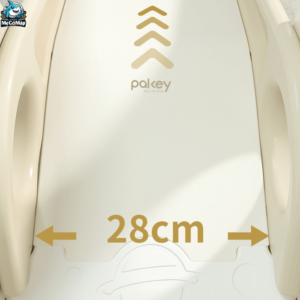Cầu trượt cho bé Pakey Moon House 21 Khu vực chờ được mở rộng đáp ứng được cho 2 bé vui chơi cùng lúc, không cần chen chúc “ quay lại an toàn, bắt đầu bình tĩnh”