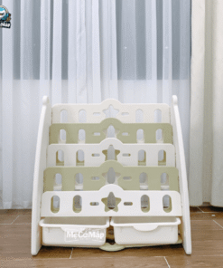 Giá sách cho bé 5 tầng gấu GS1 31 smcm gia sach kem hoc hinh gau 12